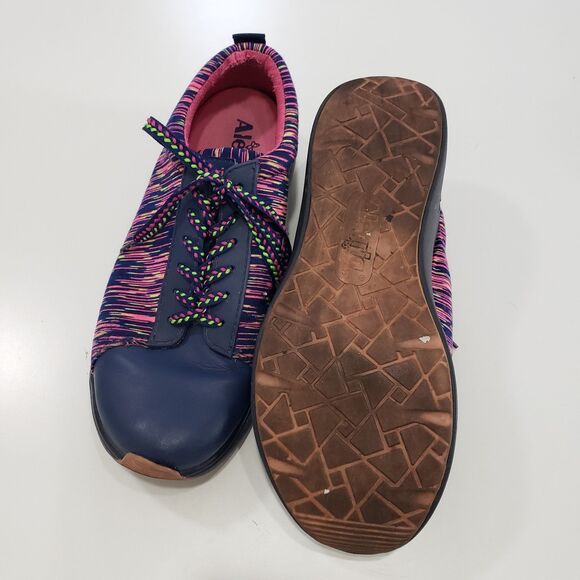 Alegria Traq Womans Blue and Pink Sneakers, Size 39 - Picture 6 of 11